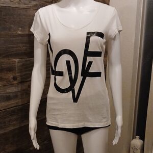 Freeze White Love Graphic Tee